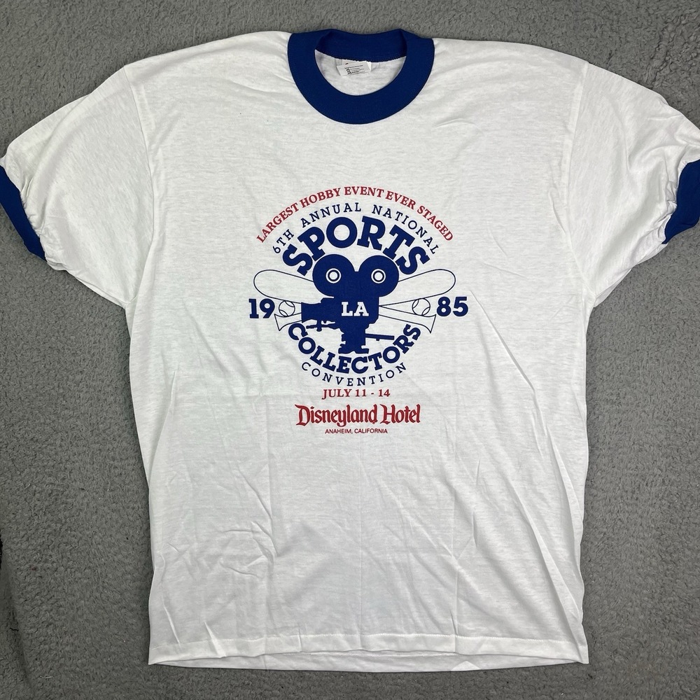 VTG Sports Collectors Convention 1985 T Shirt Baseball Cards‎ Disney Hotel Rare